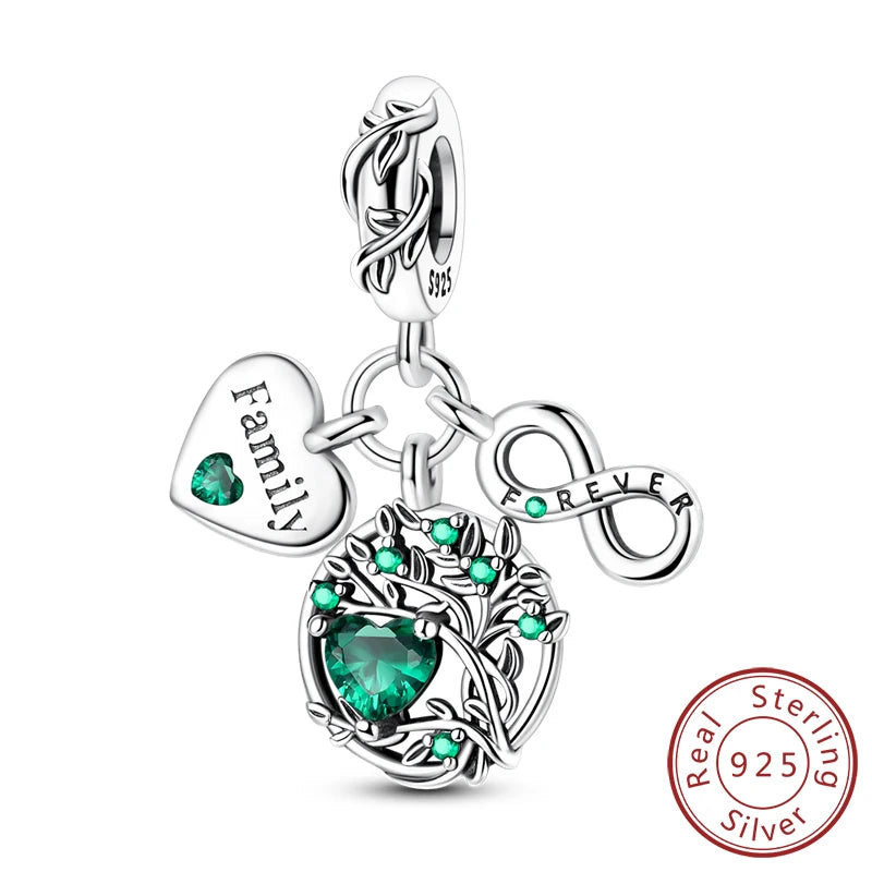 925 Silver St. Patrick's Day Shamrock Earring Charms – Four-Leaf Clover – The Party Days | The Party Days