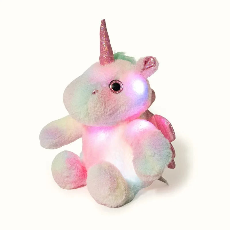Luminous Unicorn Plush Toy | Kawaii Glow Stuffed Animal | The Party Days | The Party Days