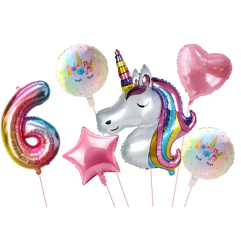 Unicorn Party Decoration Set | Plates, Cups, Balloons & Accessories | The Party Days | The Party Days