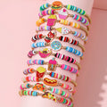 Pack 12 Handmade Unicorn Bracelets | Cat & Flower Charms for Girls | The Party Days | The Party Days