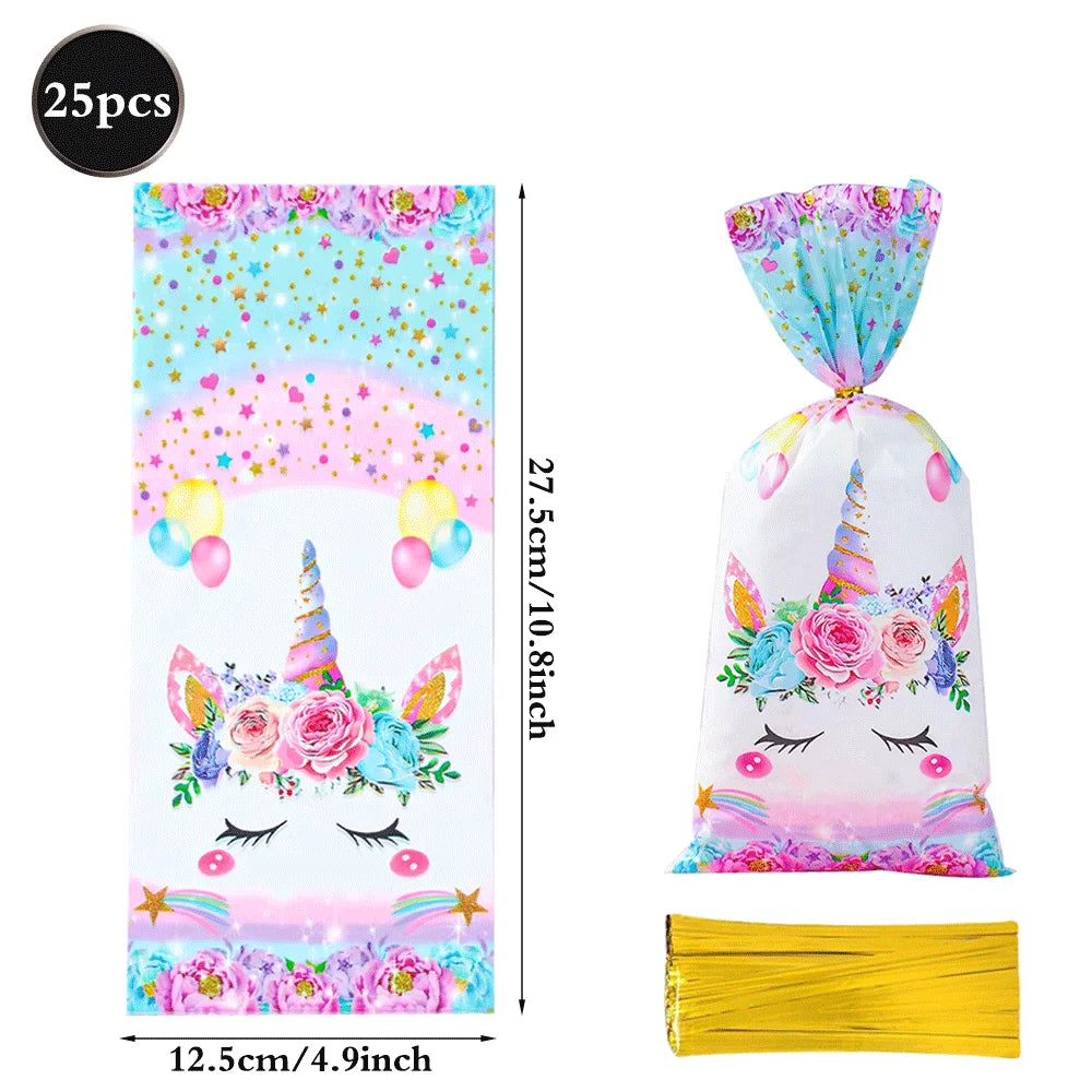 Unicorn Party Decoration Kit 1 | Plates, Napkins, Banner & Accessories | The Party Days | The Party Days