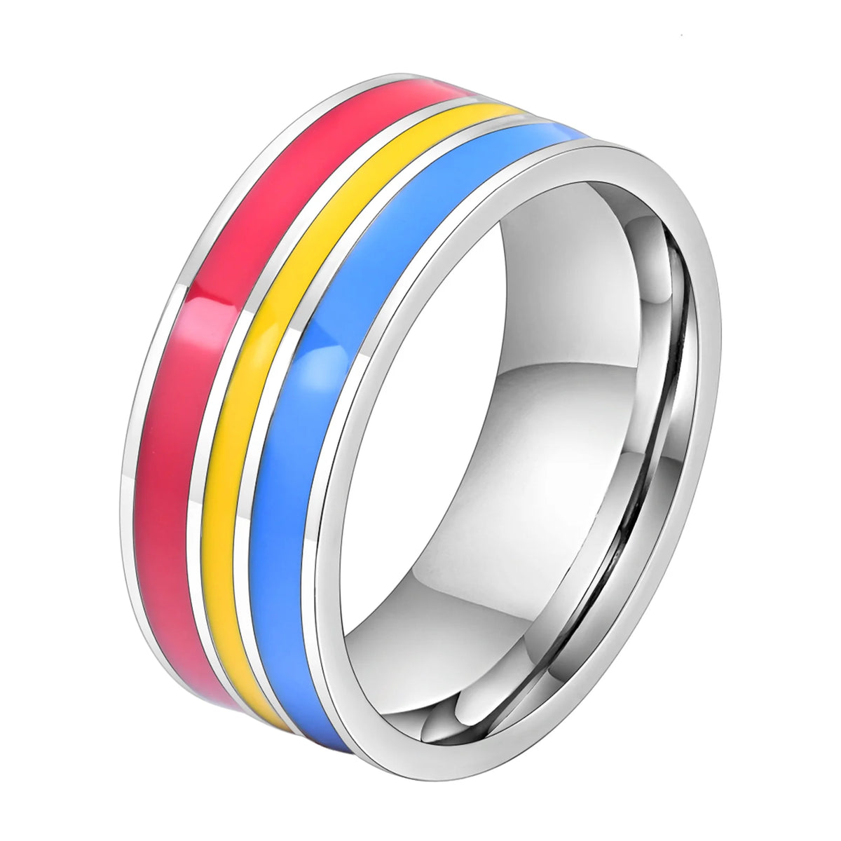 Rainbow Pride Ring – LGBT Multicolor Stainless Steel Ring | The Party Days | The Party Days