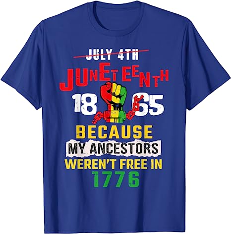 Juneteenth Women's T-Shirt – African American Black Freedom Day Pride Graphic Tee | The Party Days | The Party Days