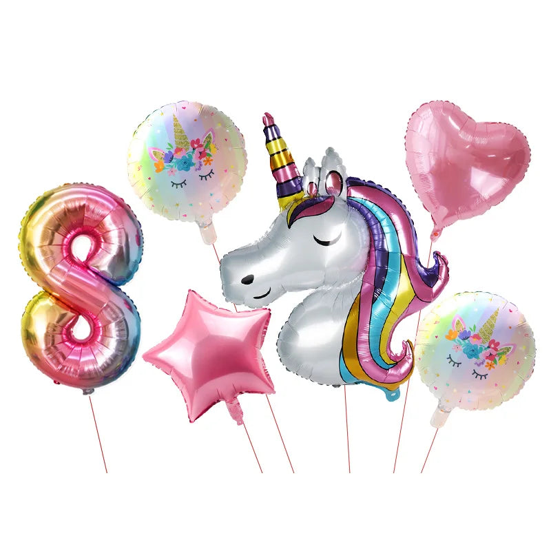 Unicorn Party Decoration Set | Plates, Cups, Balloons & Accessories | The Party Days | The Party Days