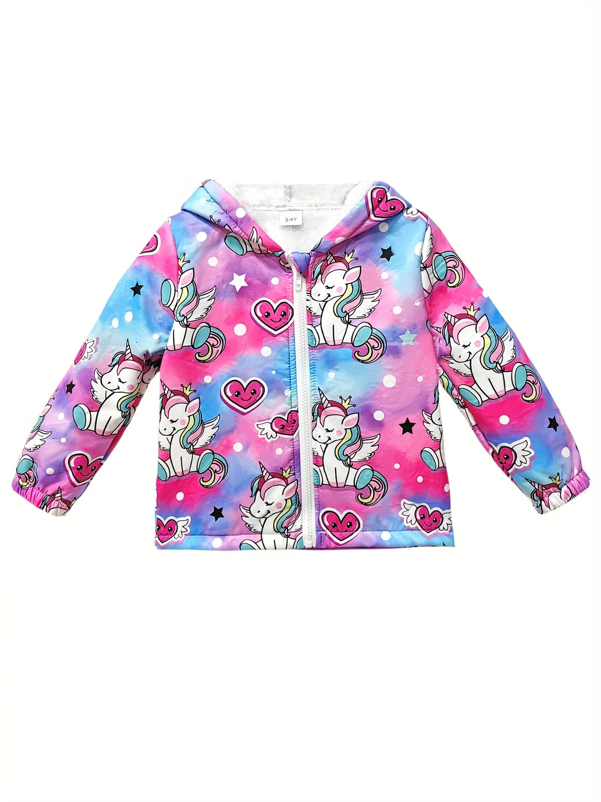 Kids Unicorn Fleece Hoodie Jacket | The Party Days | The Party Days