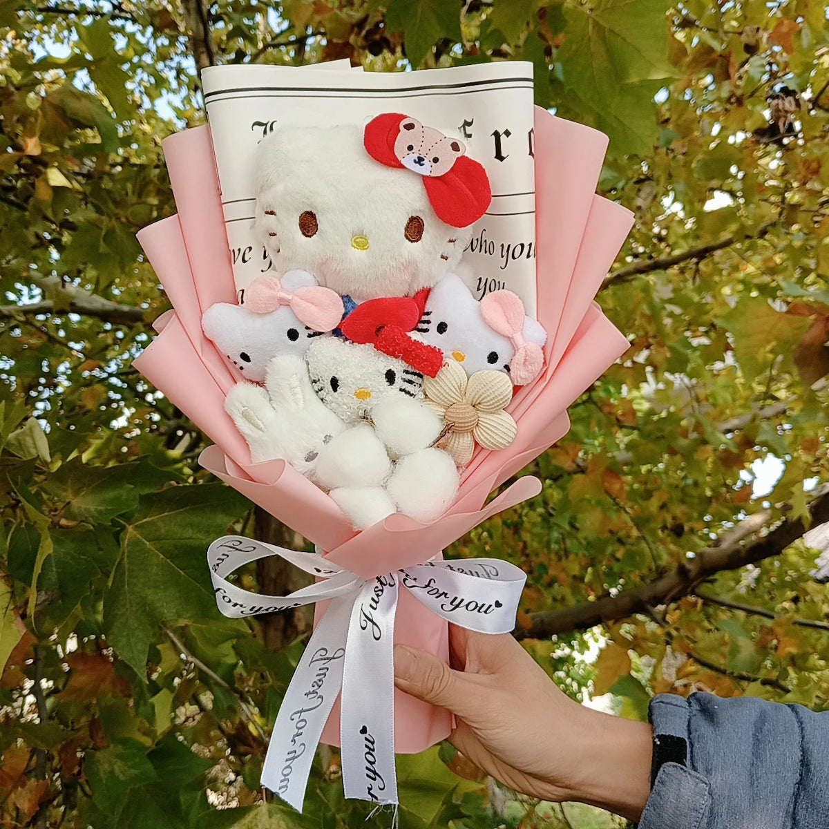 Hello Kitty Plush Bouquet with Soap Roses – Mother's Day Gift | The Party Days | The Party Days