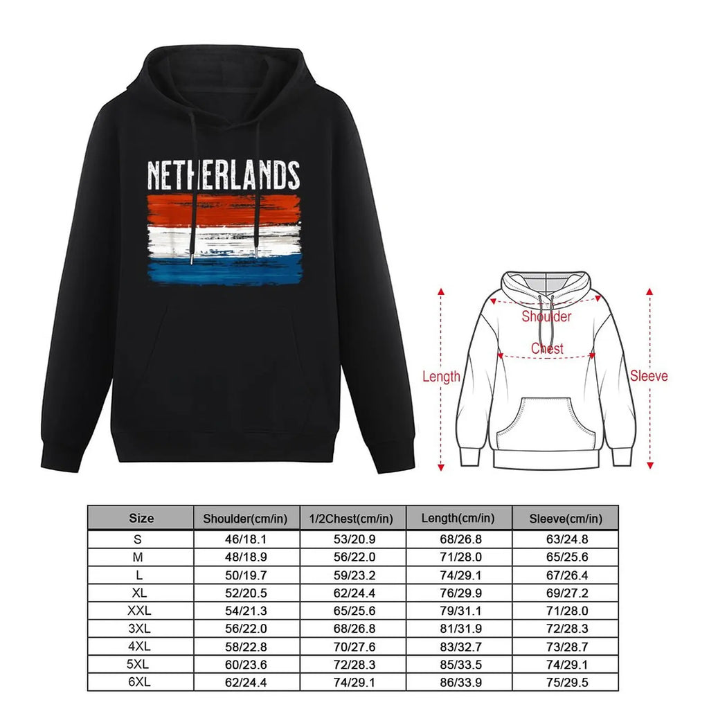 Netherlands Flag & Map Unisex Hoodie – Dutch Pride Pullover Sweatshirt – The Party Days | The Party Days