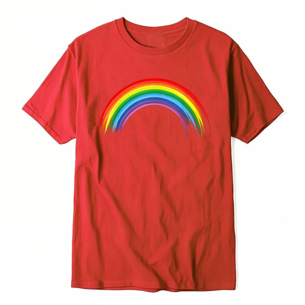 Rainbow Pride Flag T-Shirt – LGBT Equality Cotton Streetwear Tee | The Party Days | The Party Days