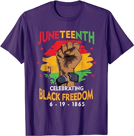 Juneteenth Women's T-Shirt – African American Black Freedom Day Pride Graphic Tee | The Party Days | The Party Days