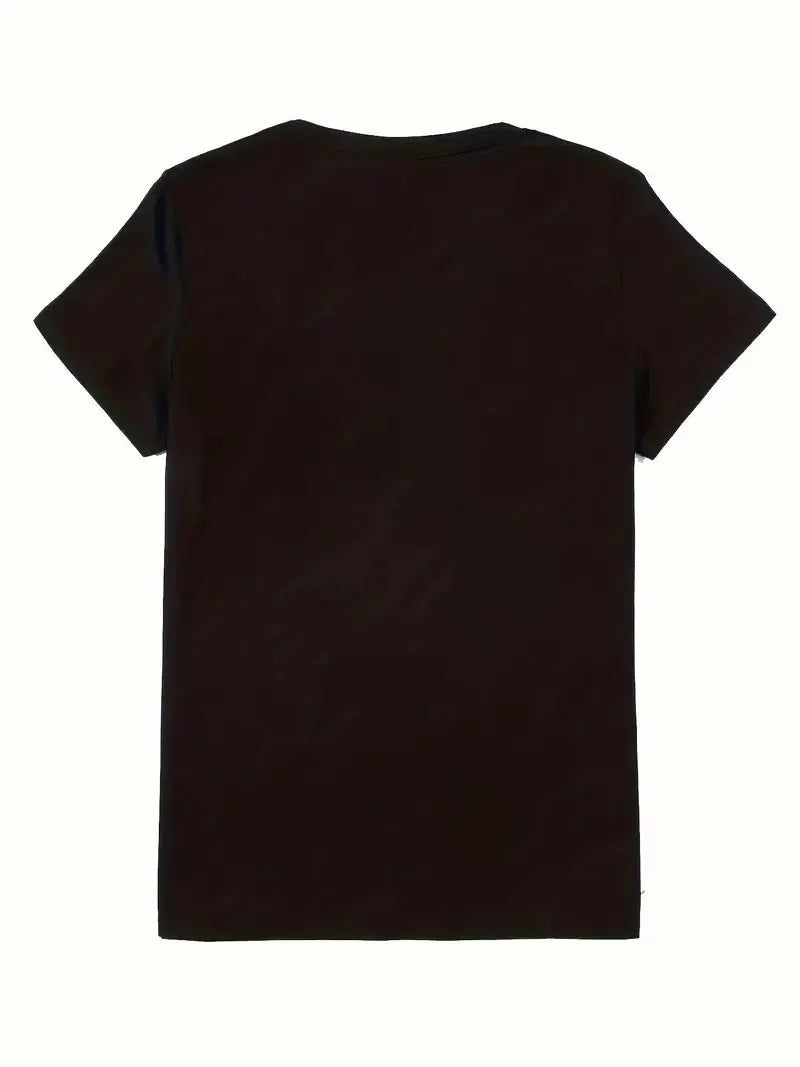 Juneteenth Print T-Shirt for Women – Short Sleeve Crew Neck Summer Top | The Party Days | The Party Days
