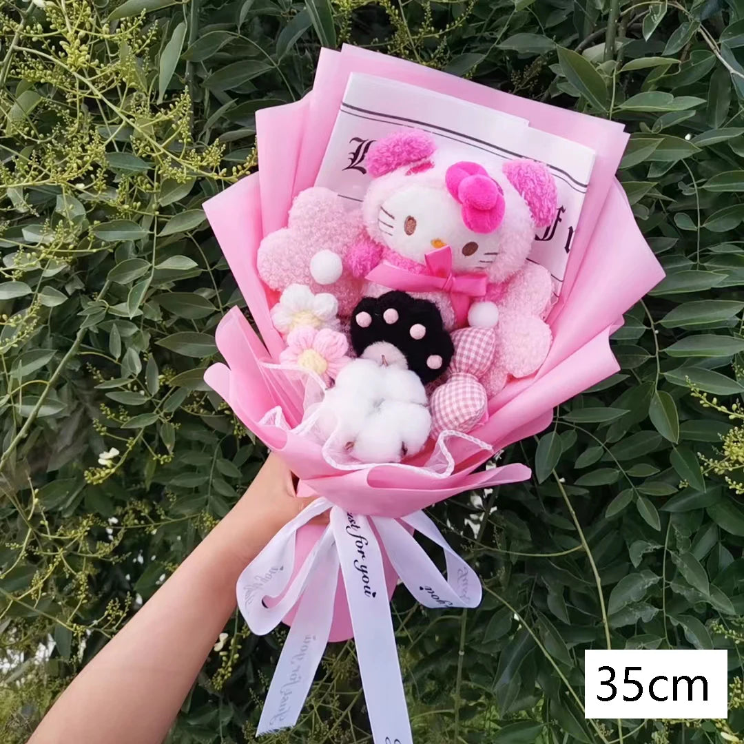 Hello Kitty Plush Bouquet with Soap Roses – Mother's Day Gift | The Party Days | The Party Days