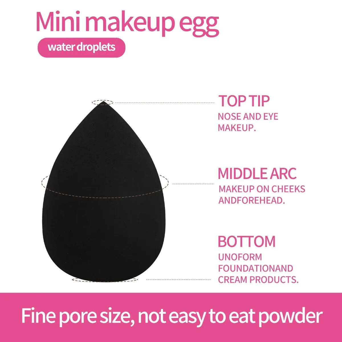 11PCS Makeup Tool Kit 4PCS Makeup Brush Wih Powder Puff