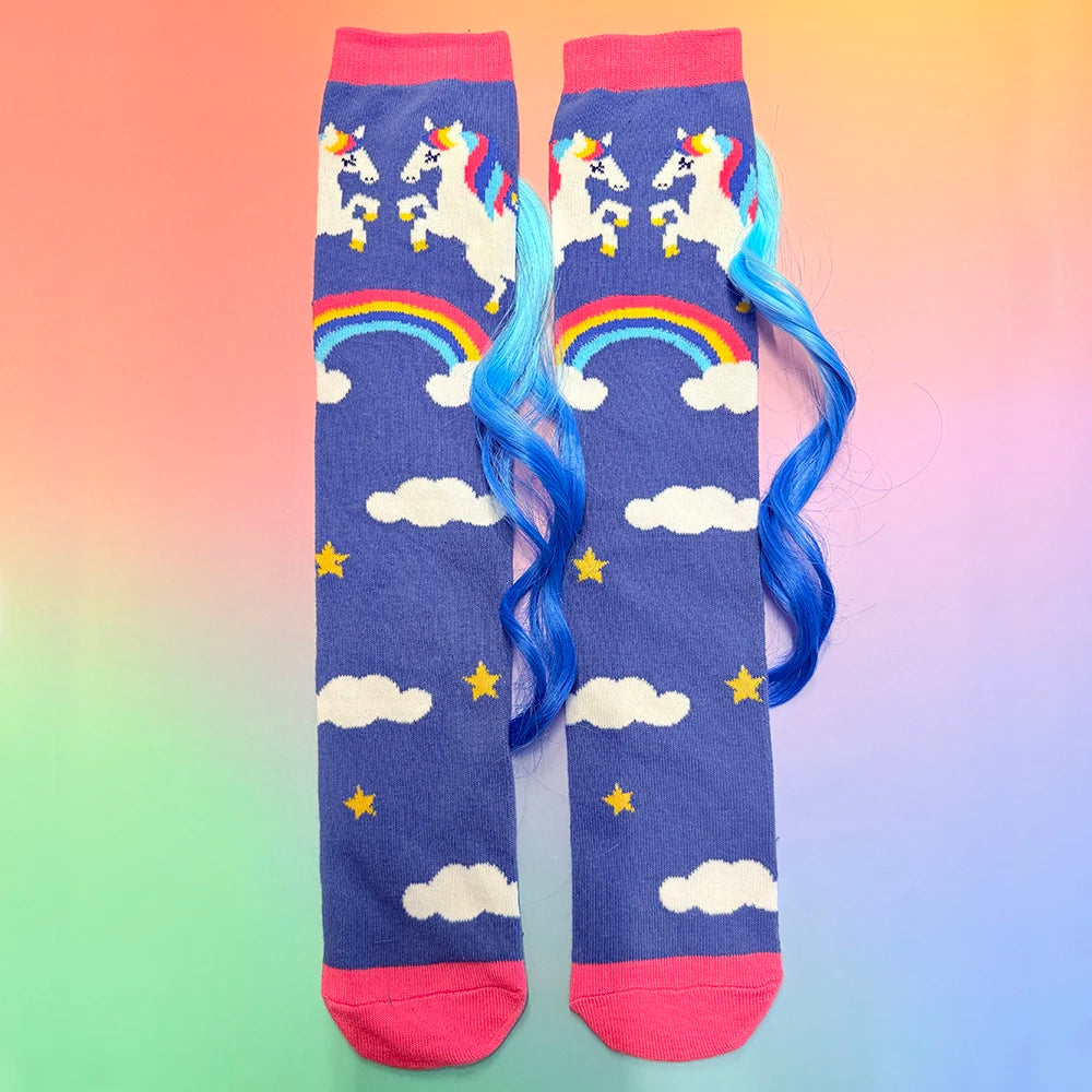 Unicorn Long Socks for Girls | The Party Days | The Party Days
