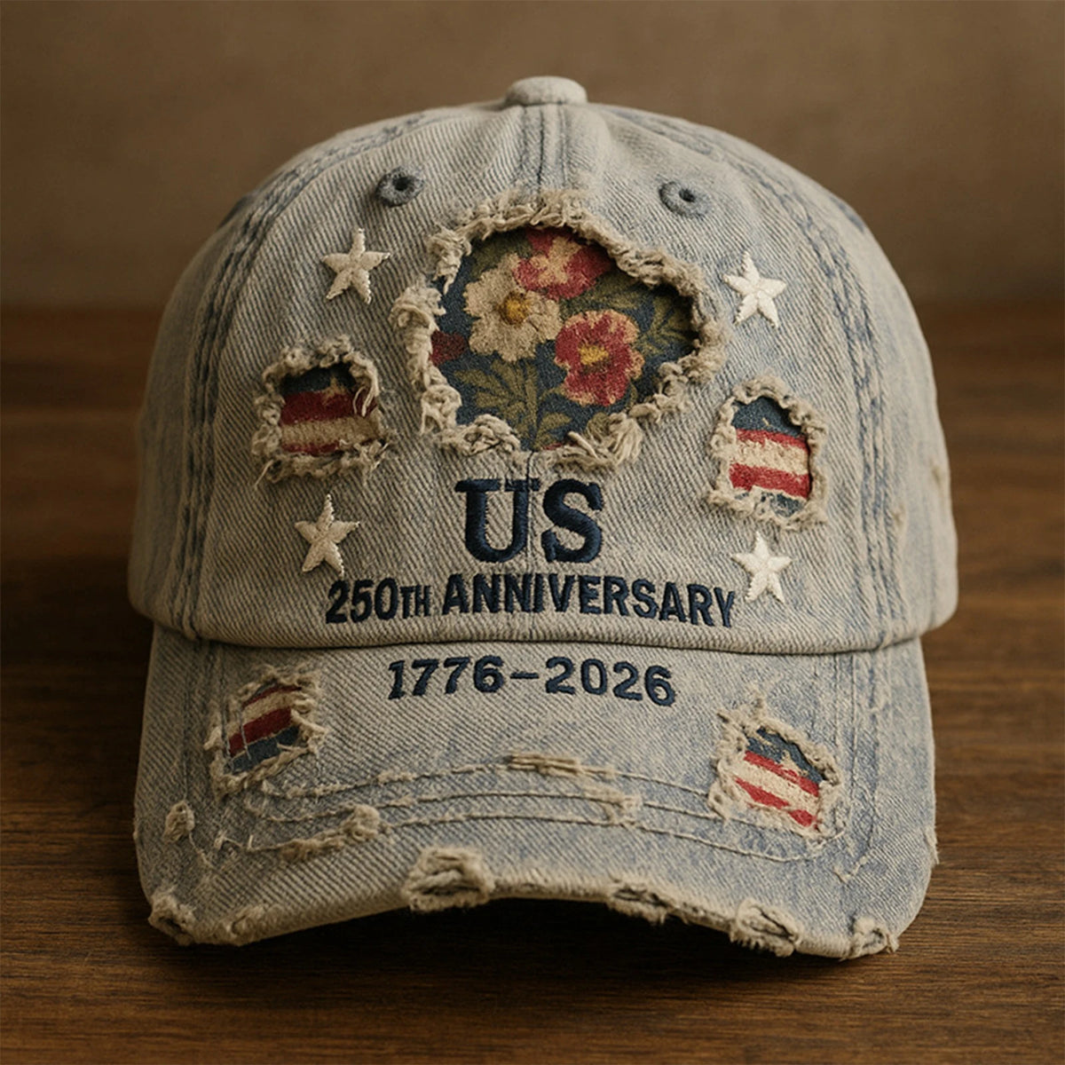 USA Flag Distressed Baseball Cap – Retro American Patriotic Hat Unisex – The Party Days | The Party Days