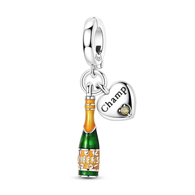 925 Silver St. Patrick's Day Bracelet Charms with Zirconia – GDTC Certified – The Party Days | The Party Days
