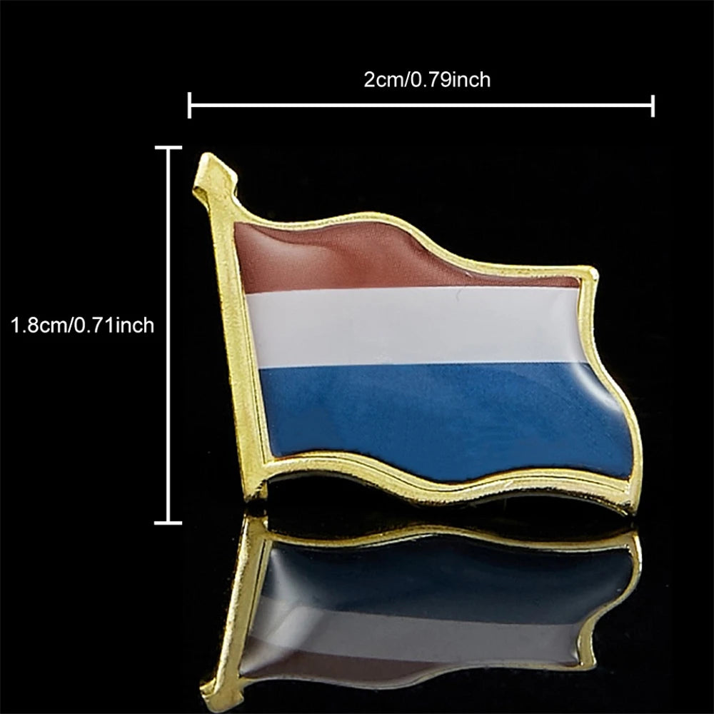 Netherlands Metal Flag Lapel Pin – Dutch Badge Brooch Souvenir – The Party Days | The Party Days