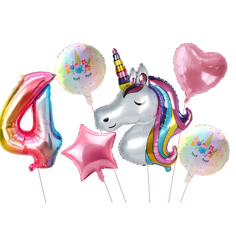 Unicorn Party Decoration Set | Plates, Cups, Balloons & Accessories | The Party Days | The Party Days