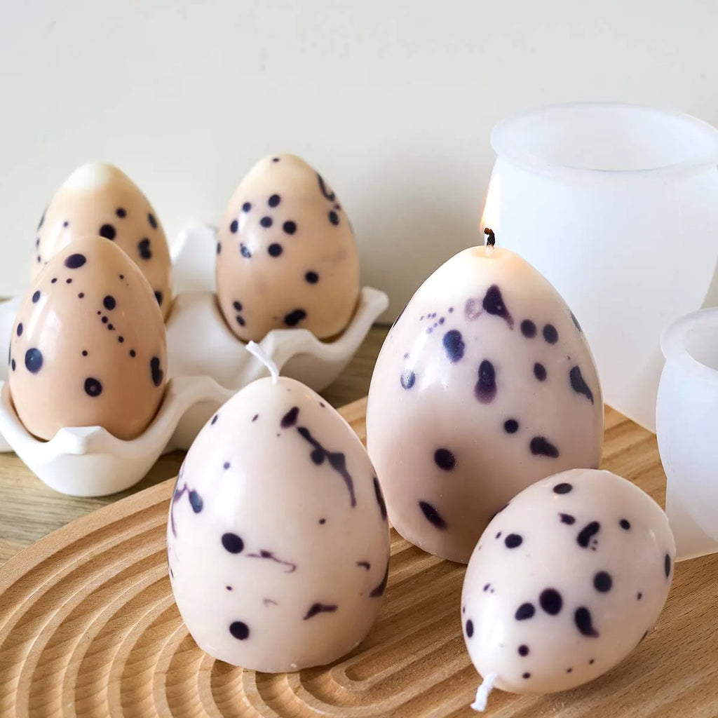 Egg-Shaped Candle Silicone Mold S/M/L – Easter & DIY Crafts – The Party Days | The Party Days