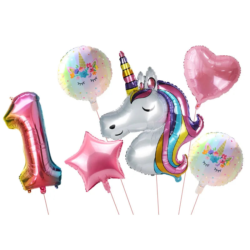 Unicorn Party Decoration Set | Plates, Cups, Balloons & Accessories | The Party Days | The Party Days