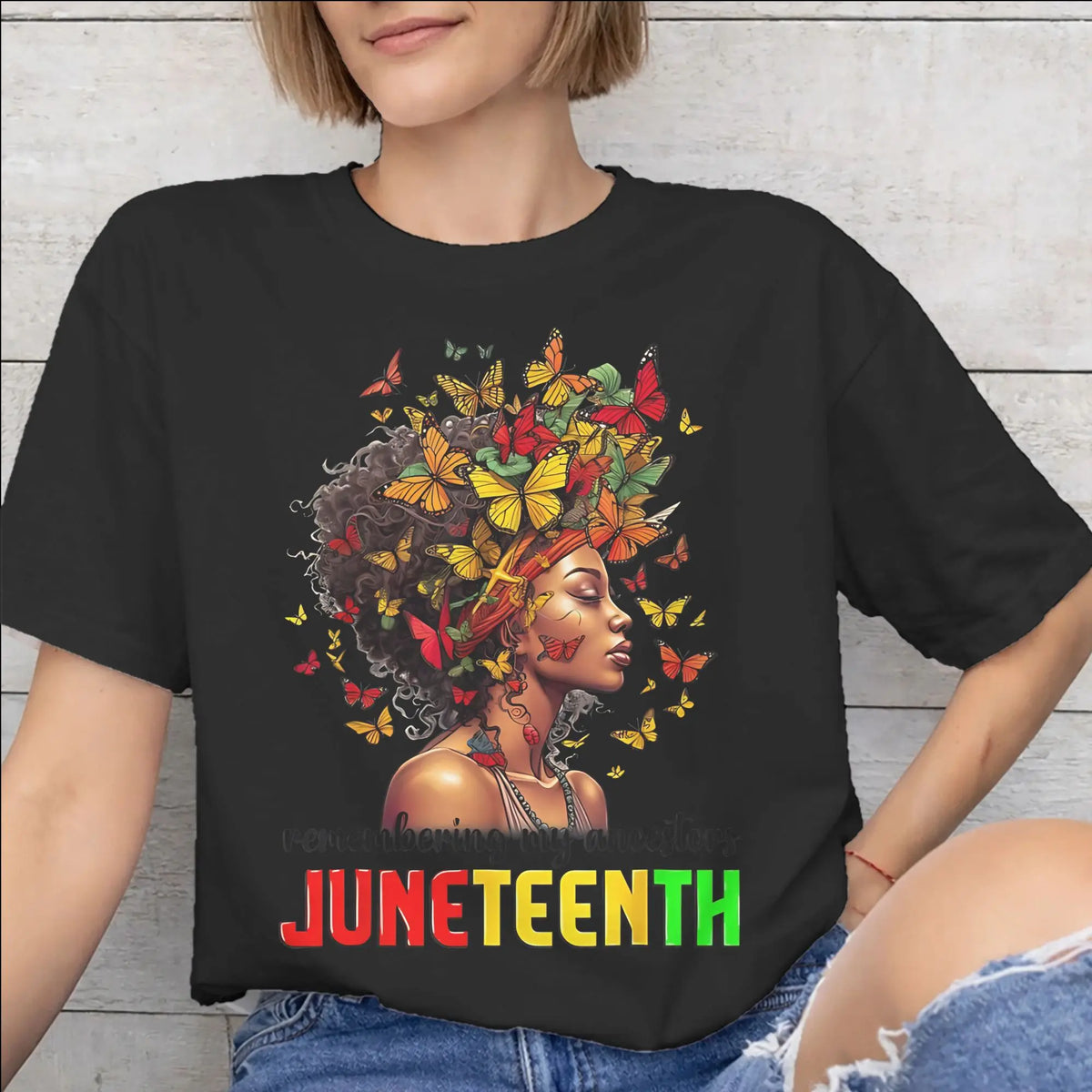 Juneteenth 1865 “Rooted In Freedom” Graphic T-Shirt – 100% Cotton Unisex Tee | The Party Days | The Party Days
