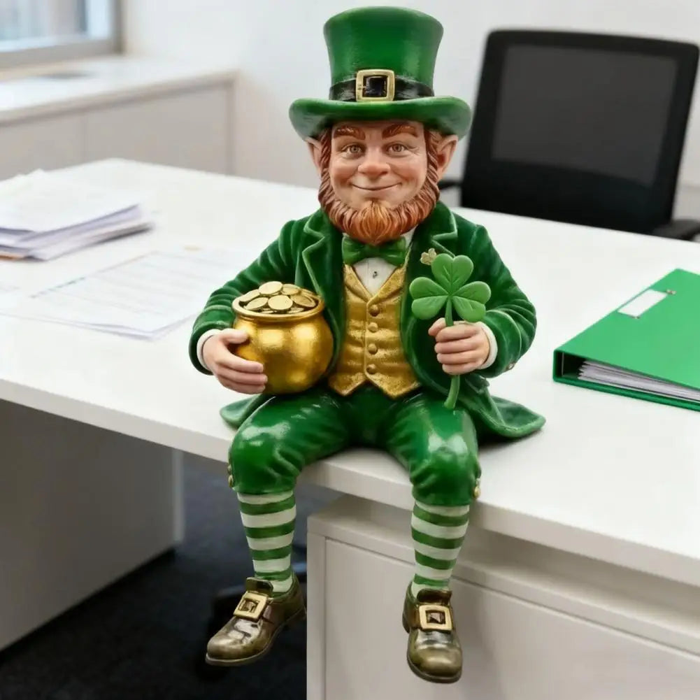 St. Patrick's Day Leprechaun Resin Statue 12cm – Irish Decorative Figurine – The Party Days | The Party Days