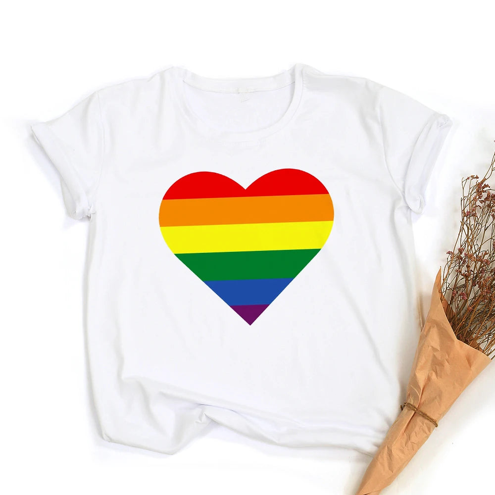 Peace Love Equality LGBT Pride T-Shirt – Rainbow Graphic Tee | The Party Days | The Party Days