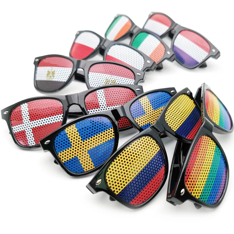 Flag Style Party Sunglasses – Unisex, 42 Countries – The Party Days | The Party Days