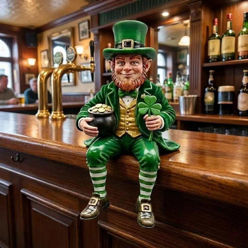 St. Patrick's Day Leprechaun Resin Statue 12cm – Irish Decorative Figurine – The Party Days | The Party Days