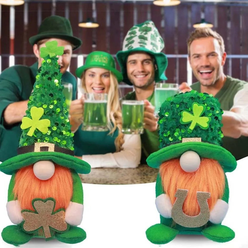 St. Patrick's Day Decorative Leprechaun Figurines – Handcrafted Green Resin – The Party Days | The Party Days