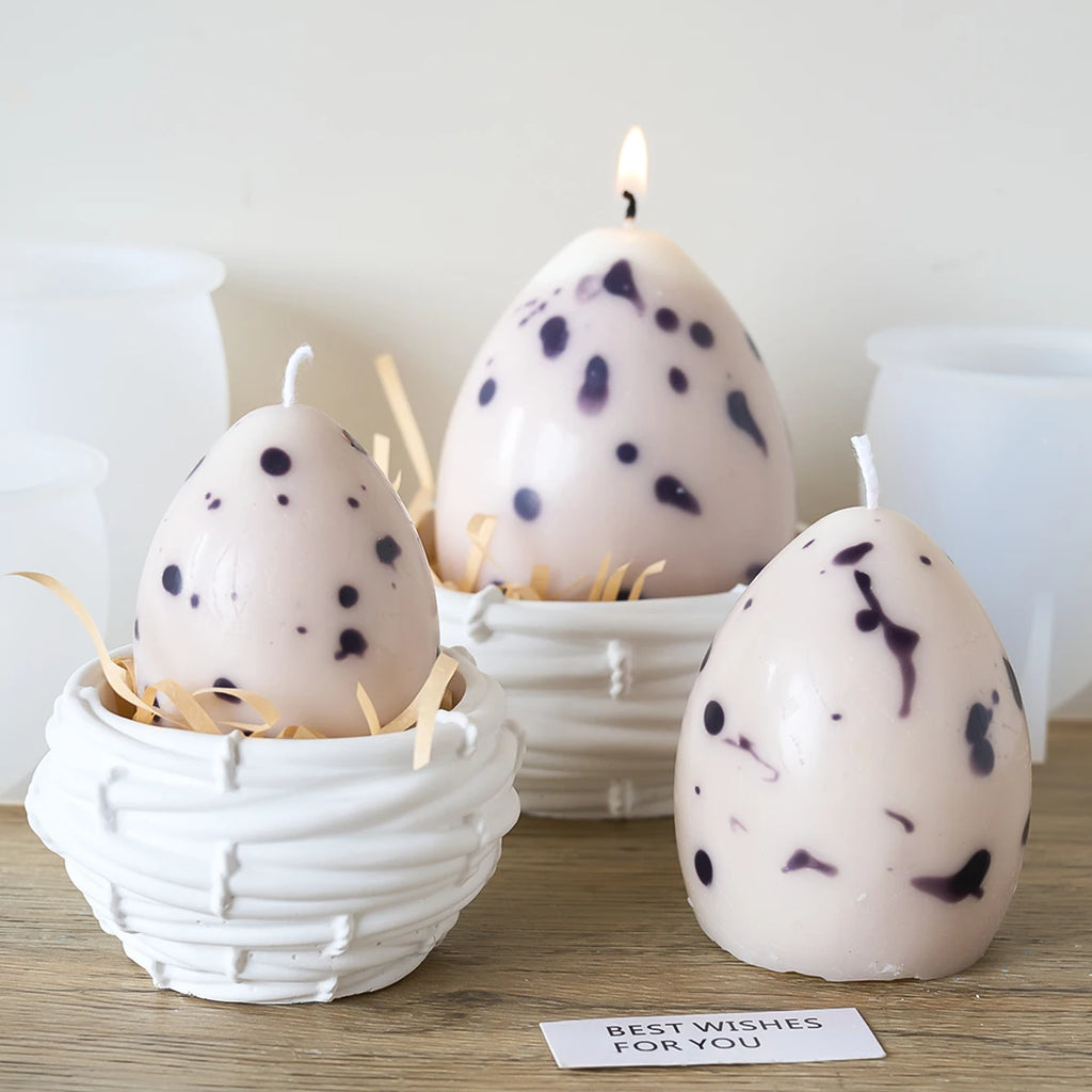 Egg-Shaped Candle Silicone Mold S/M/L – Easter & DIY Crafts – The Party Days | The Party Days