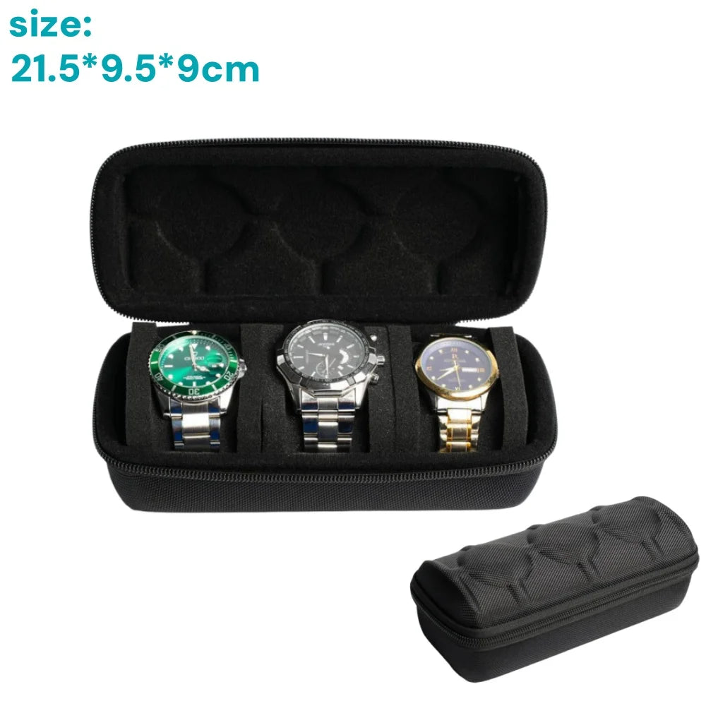 EVA Oxford Travel Watch Organizer Case – 1 to 8 Slots | The Party Days | The Party Days