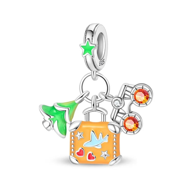 925 Silver St. Patrick's Day Bracelet Charms with Zirconia – GDTC Certified – The Party Days | The Party Days