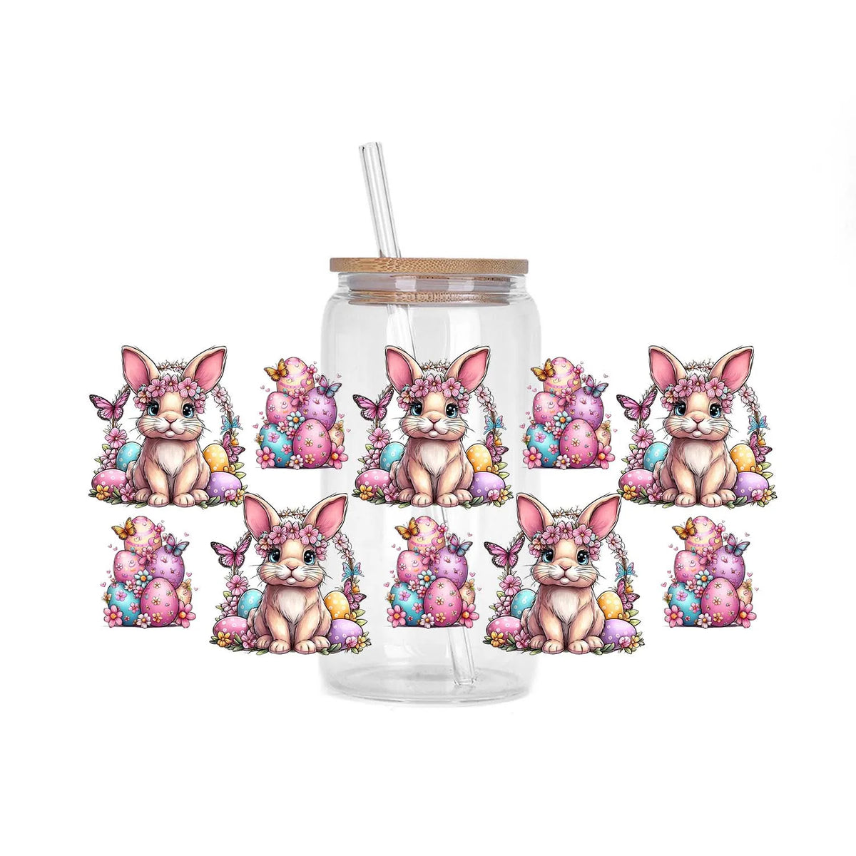 Easter Cute Bunny Easy Peel Waterproof 3D Transfers – The Party Days | The Party Days