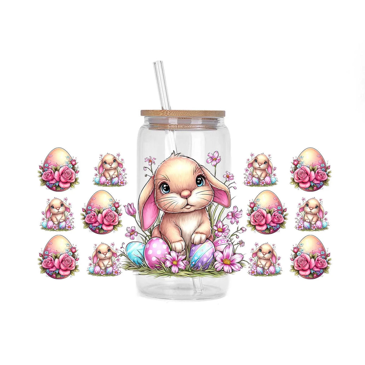 Easter Cute Bunny Easy Peel Waterproof 3D Transfers – The Party Days | The Party Days