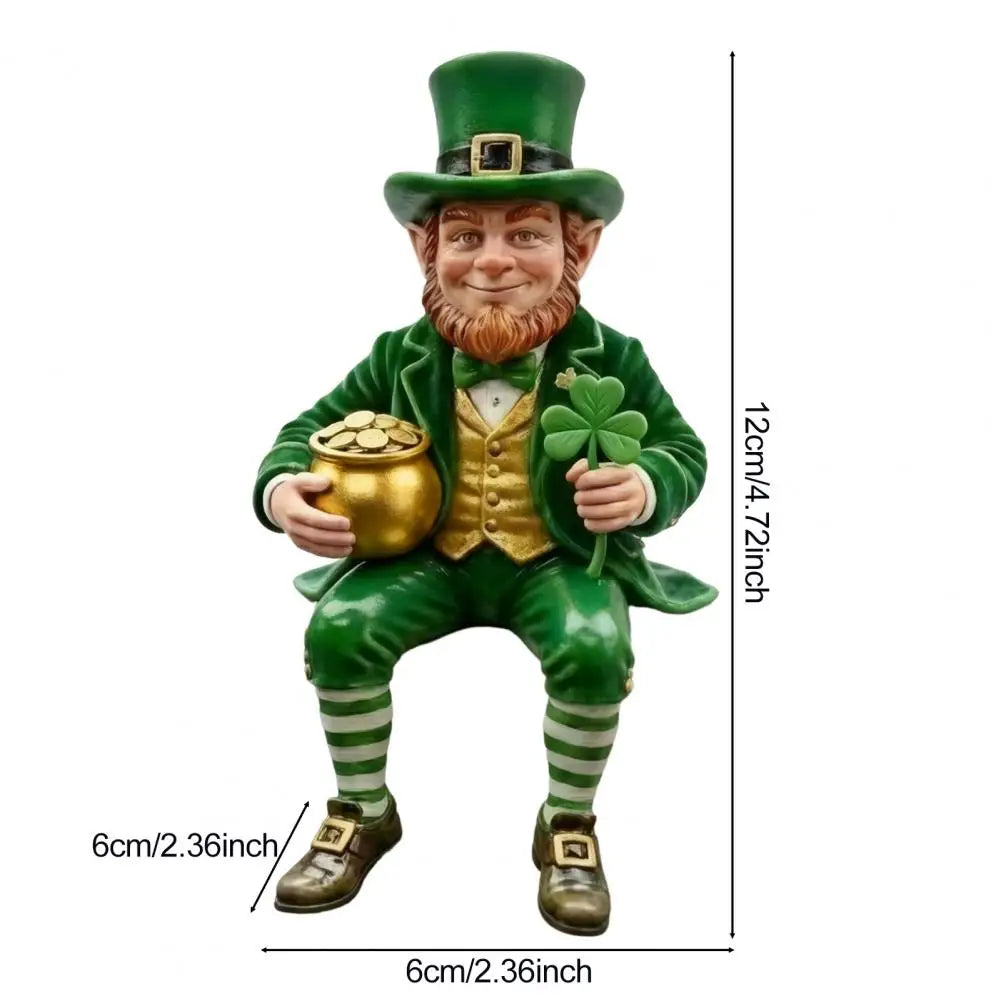 St. Patrick's Day Leprechaun Resin Statue 12cm – Irish Decorative Figurine – The Party Days | The Party Days