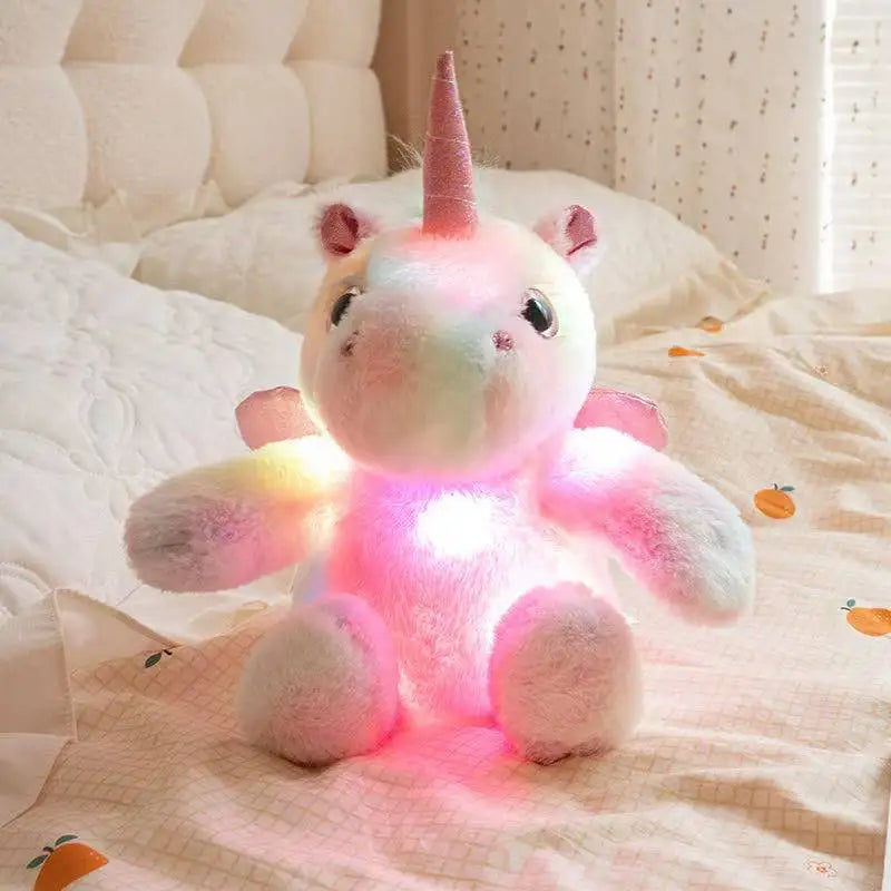 Luminous Unicorn Plush Toy | Kawaii Glow Stuffed Animal | The Party Days | The Party Days