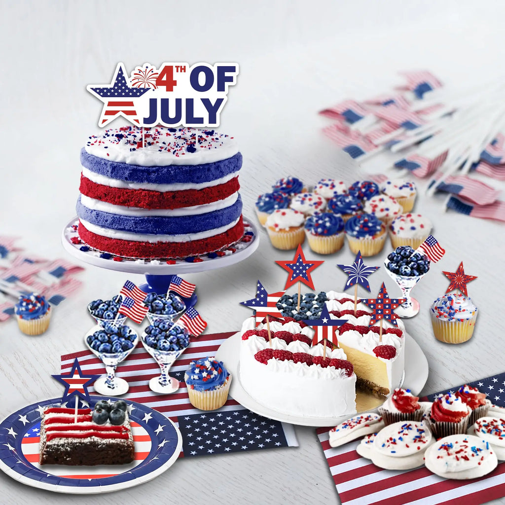 4th of July Party Decorations – USA Patriotic Party Supplies – Plates, Cups, Banner, Balloons & More – The Party Days | The Party Days