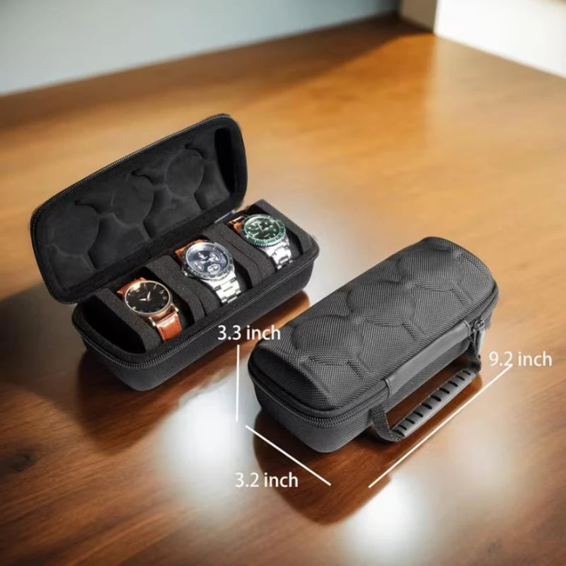 Travel Watch Box – Hard Shell Case with Foam Pillow & Handle | The Party Days | The Party Days
