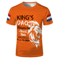 King's Day Orange T-Shirt – Dutch Flag Print, Unisex Oversized Tee – The Party Days | The Party Days