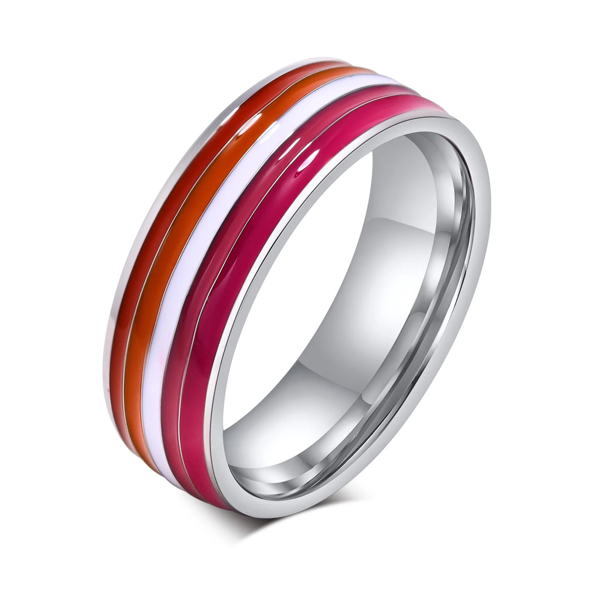 Rainbow Pride Ring – LGBT Multicolor Stainless Steel Ring | The Party Days | The Party Days