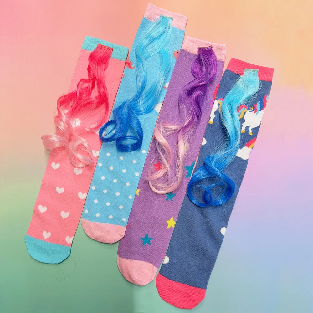 Unicorn Long Socks for Girls | The Party Days | The Party Days