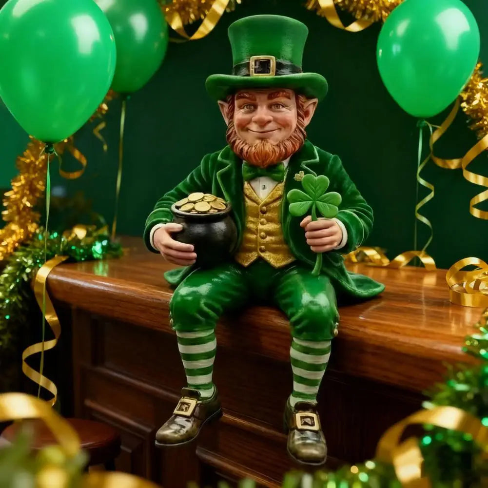 St. Patrick's Day Leprechaun Resin Statue 12cm – Irish Decorative Figurine – The Party Days | The Party Days