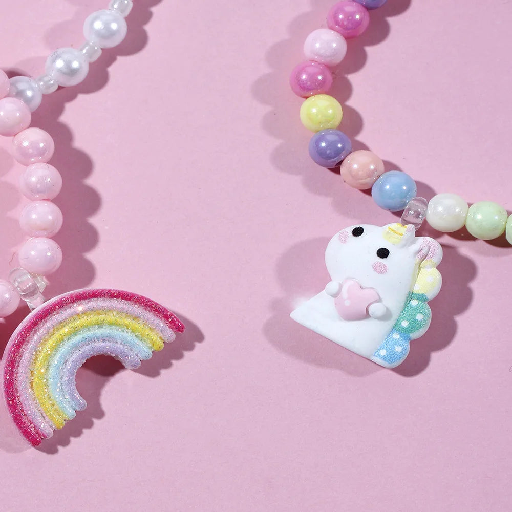 Rainbow Unicorn Bracelets for Girls | Party Favors & Friendship Gifts | The Party Days | The Party Days