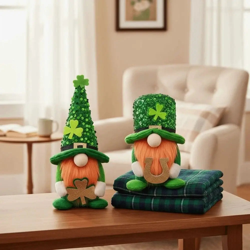 St. Patrick's Day Decorative Leprechaun Figurines – Handcrafted Green Resin – The Party Days | The Party Days