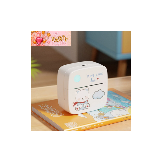 Mini Portable Wireless Inkless Pocket Printer Self-adhesive Label
